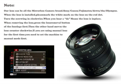 55mm f/1.4 x Sony E SILVER — immagine 3