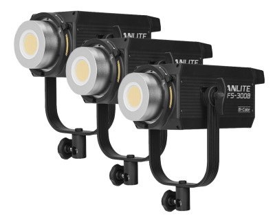 Kit 3pz Luce LED SPOT FS-300B Bicolor 350W