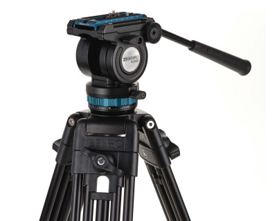 KH26PC Treppiede video con testa fluida — immagine 3