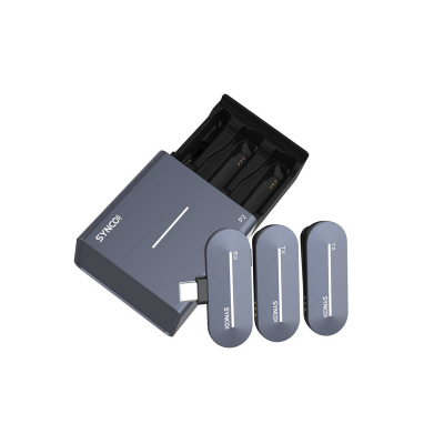 P2T Microfono Wireless Omnidirezionale USB C - 2 Trasm. — immagine 2