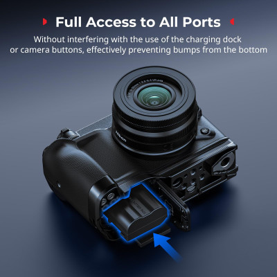 Impugnatura a L per Nikon ZR — immagine 7